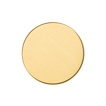 Century, Round, 1" Round Knob, Brushed Gold