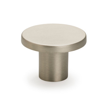 Century, Round, 1 5/8" Round Knob, Brushed Nickel