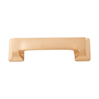 Belwith Hickory, Studio, 3" and 3 3/4" (96mm) Cup Pull, Brushed Golden Brass