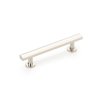 Schaub and Company, Heathrow, 4" Bar Pull, Polished Nickel