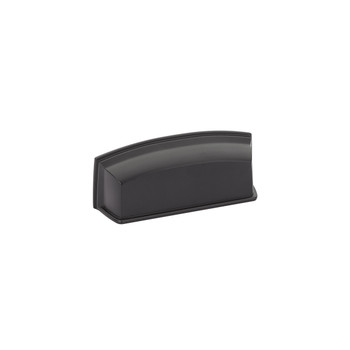 Schaub and Company, Menlo Park, 3 1/2" Cup Pull, Matte Black