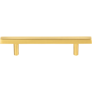 Jeffrey Alexander, Dominique, 3 3/4" (96mm) Bar Pull, Brushed Gold - alternate view 1