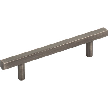 Jeffrey Alexander, Dominique, 3 3/4" (96mm) Bar Pull, Brushed Pewter