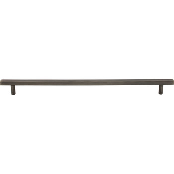 Jeffrey Alexander, Dominique, 18" Bar Appliance Pull, Brushed Pewter - alternate view