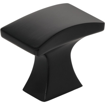 Jeffrey Alexander, Philip, 1 1/8" Rectangle Knob, Matte Black