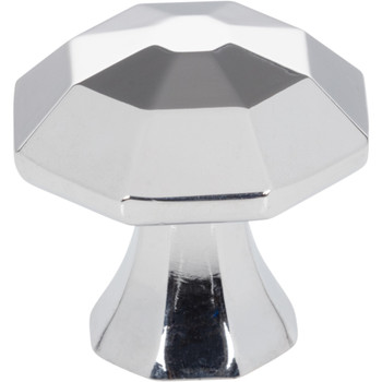 Jeffrey Alexander, Wheeler, 1 1/4" Round Knob, Polished Chrome