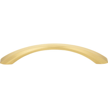 Jeffrey Alexander, Wheeler, 5 1/16" (128mm) Curved Pull, Brushed Gold - alternate view 1