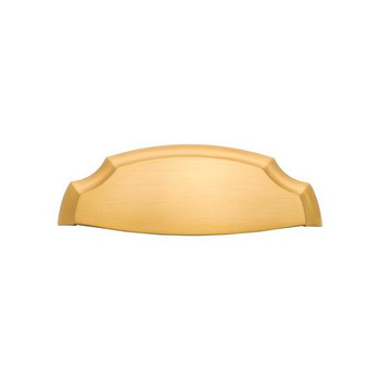 Belwith Hickory, Veranda, 3" and 3 3/4" (96mm) Cup Pull, Brushed Golden Brass