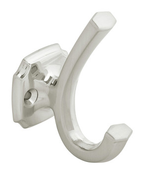 Belwith Hickory, Veranda, 3 1/2" Length Hook, Satin Nickel Belwith Hickory, Veranda, 3 1/2" Length Hook, Satin Nickel