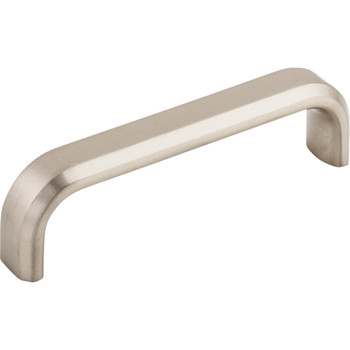 Top Knobs, Ellis, Telfair, 3 3/4" (96mm) Straight Pull, Brushed Satin Nickel - Angle View