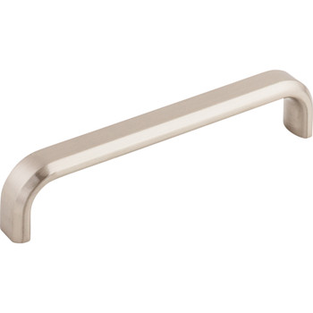 Top Knobs, Ellis, Telfair, 5 1/16" (128mm) Straight Pull, Brushed Satin Nickel - Angle View