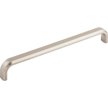 Top Knobs, Ellis, Telfair, 7 9/16" (192mm) Straight Pull, Brushed Satin Nickel - Angle View