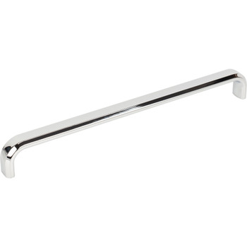 Top Knobs, Ellis, Telfair, 8 13/16" (224mm) Straight Pull, Polished Chrome - Angle View