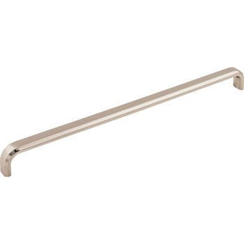 Top Knobs, Ellis, Telfair, 12" (305mm) Straight Pull, Polished Nickel - Angle View