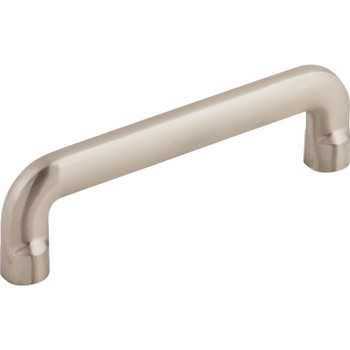 Top Knobs, Ellis, Hartridge, 3 3/4" (96mm) Straight Pull, Brushed Satin Nickel - Angle View