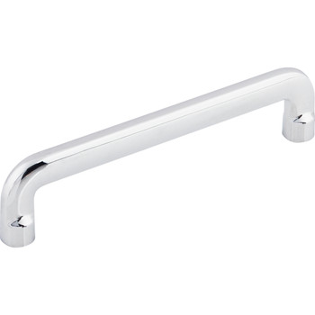 Top Knobs, Ellis, Hartridge, 5 1/16" (128mm) Straight Pull, Polished Chrome - Angle View