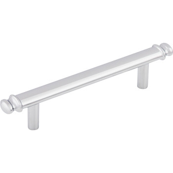 Top Knobs, Ellis, Julian, 3 3/4" (96mm) Bar Pull, Polished Chrome - Angle View