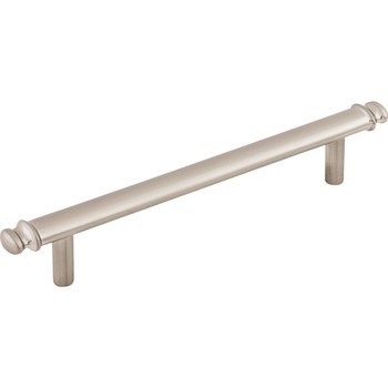 Top Knobs, Ellis, Julian, 5 1/16" (128mm) Bar Pull, Brushed Satin Nickel - Angle View