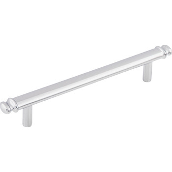 Top Knobs, Ellis, Julian, 5 1/16" (128mm) Bar Pull, Polished Chrome - Angle View