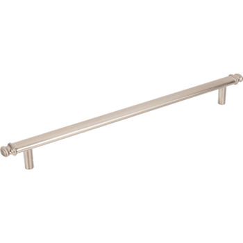 Top Knobs, Ellis, Julian, 8 13/16" (224mm) Bar Pull, Brushed Satin Nickel - Angle View