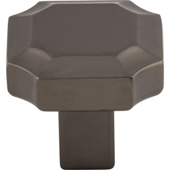 Top Knobs, Ellis, Davenport, 1 1/4" Octagon Knob, Ash Gray