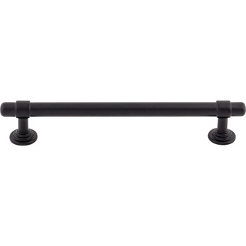 Top Knobs, Ellis, Ellis, 6 5/16" (160mm) Bar Pull, Flat Black