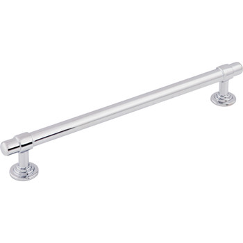 Top Knobs, Ellis, Ellis, 7 9/16" (192mm) Bar Pull, Polished Chrome - Angle View