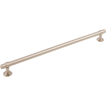 Top Knobs, Ellis, Ellis, 12" (305mm) Bar Pull, Brushed Satin Nickel - Angle View