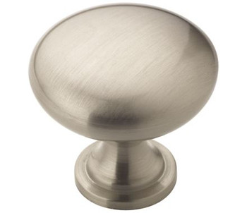 Amerock, Edona, 1 1/4" Round Knob, Satin Nickel