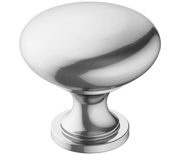 Amerock, Everyday Basics, Era 1 1/4" Round Knob, Polished Chrome