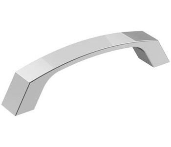 Amerock, Premise, 3 3/4" (96mm) Curved Pull, Polished Chrome