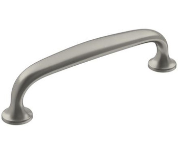 Amerock, Renown, 3 3/4" (96mm) Curved Pull, Satin Nickel