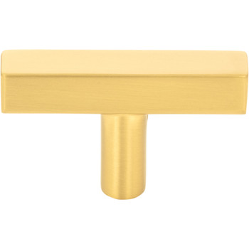 Jeffrey Alexander, Dominique, 2" Pull Knob, Brushed Gold - alternate view 1