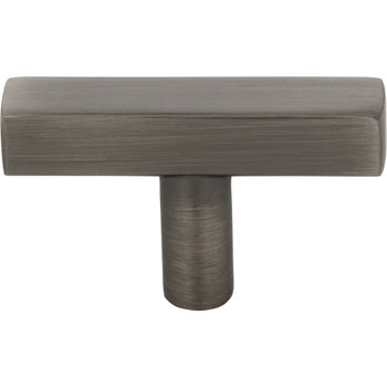 Jeffrey Alexander, Dominique, 2" Pull Knob, Brushed Pewter - alternate view 1