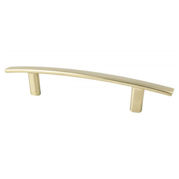 Berenson, Transitional Advantage One, 3 3/4" (96mm) Curved Bar Pull, Champagne