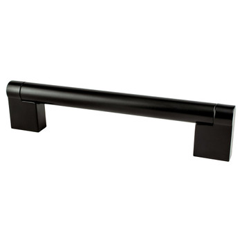 Berenson, Contemporary Advantage Three, 5 1/16" (128mm) Straight Pull, Matte Black