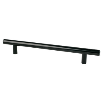 Berenson, Transitional Advantage Two, 6 5/16" (160mm) Bar Pull, Matte Black