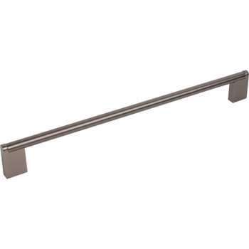 Top Knobs, Bar Pulls, Princetonian, 15" Straight Pull, Ash Gray - alt view