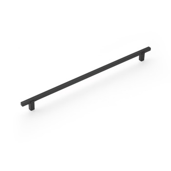 Schaub and Company, Quadrato, 12 5/8" (320mm) Bar Pull, Matte Black