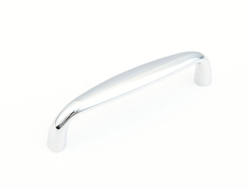 Schaub and Company, Traditional, 4" Curved Pull, Polished Chrome