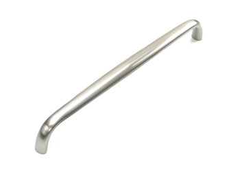 Schaub and Company, Traditional, 15" Curved Appliance Pull, Satin Nickel