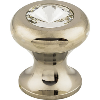 Top Knobs, Serene, Hayley, 15/16" Round Knob, Polished Nickel