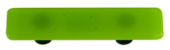 Aquila Art Glass, Solids, 3" Straight Pull, Spring Green Transparent