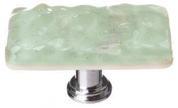 Sietto, Glacier, 2" Rectangle Knob, Spruce Green