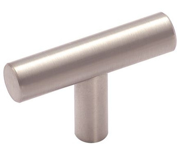 Amerock, Bar Pulls, 1 15/16" (49mm) Pull Knob, Stainless Steel