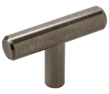 Amerock, Bar Pulls, 1 15/16" (49mm) Length Pull Knob, Gunmetal