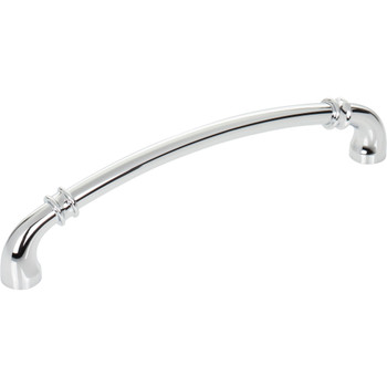 Jeffrey Alexander, Marie, 6 5/16" (160mm) Curved Pull, Polished Chrome