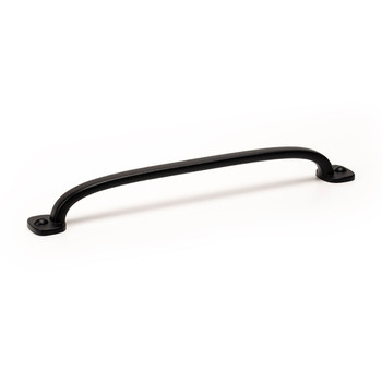 Century, Industrial Black, 12 5/8" / 12.60" / (320mm) Curved Pull, Textured Black