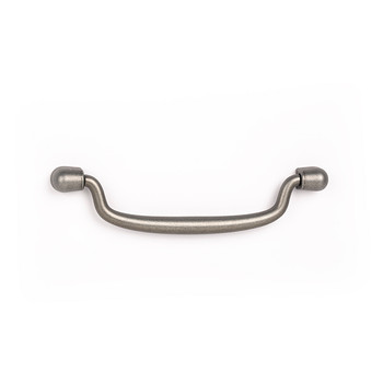 Century, Ring and Drop Pulls, 5 1/16" (128mm) Drop Pull, Pewter