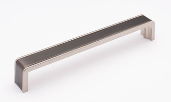 Sietto, Fusion, 8" Straight Pull, Gunmetal with Satin Nickel